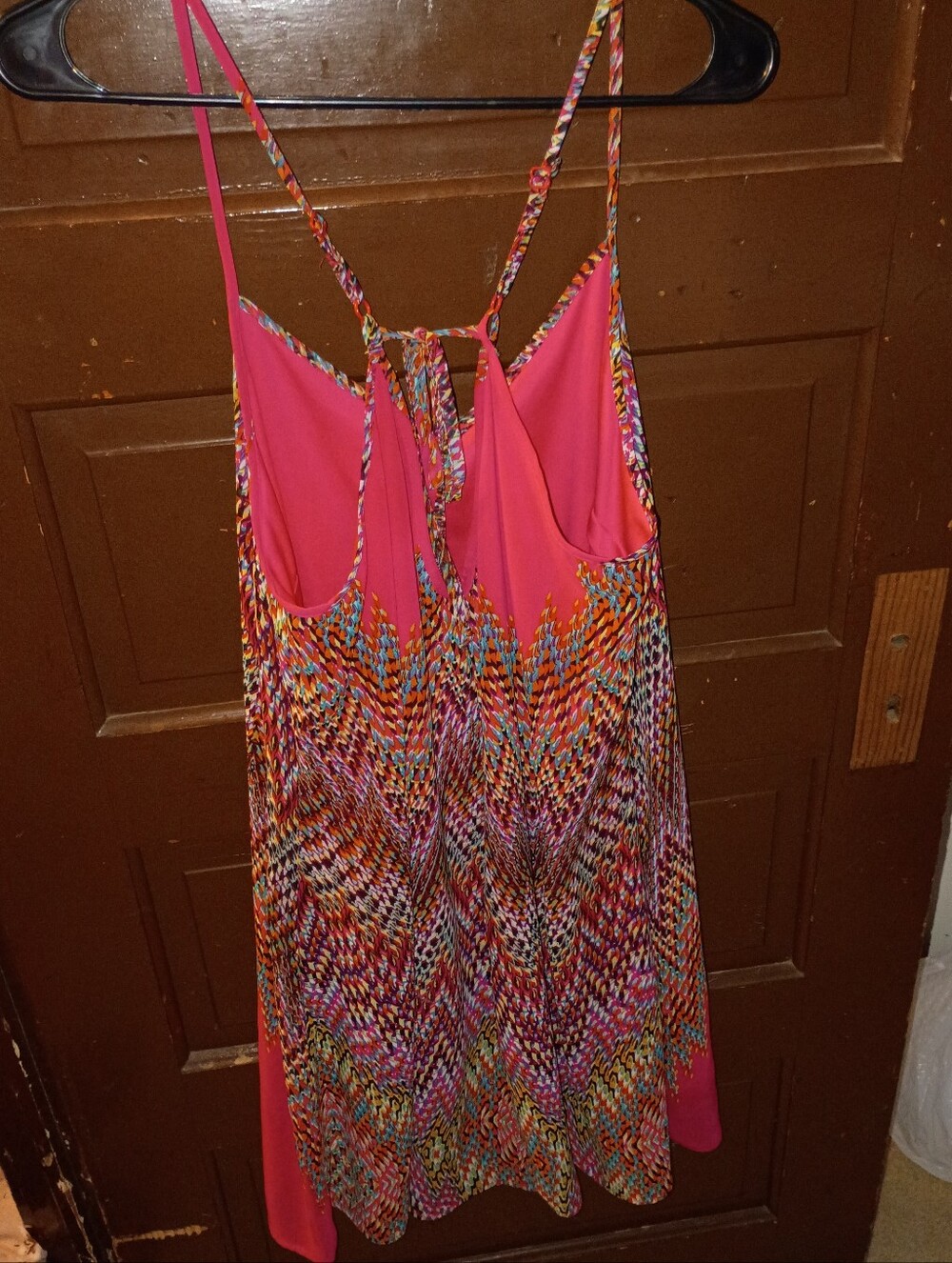 EUC Maurices Colorful Zigzag Print Summer Mini Dress XL - Picture 7 of 9